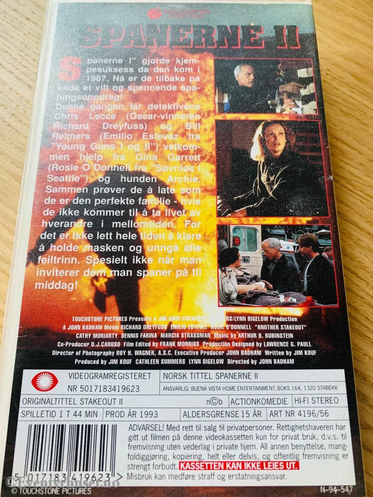 Spanerne Ii. 1993. Vhs. Vhs