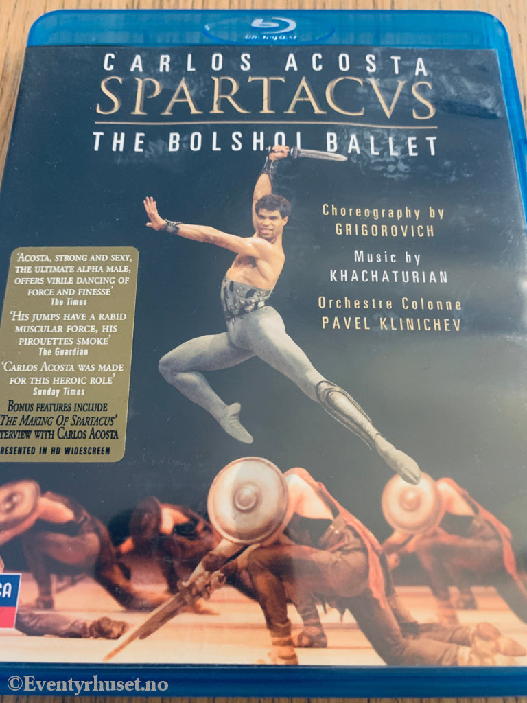 Spartacus: The Bolshoi Ballet (2010). Blu-Ray.