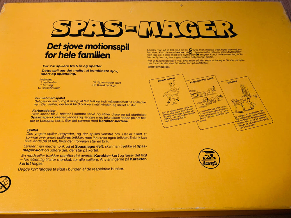Spas-Mager. Brettspill. Brettspill
