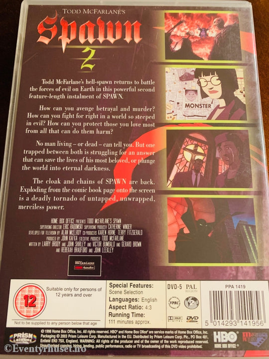 Spawn 2. Dvd. Dvd