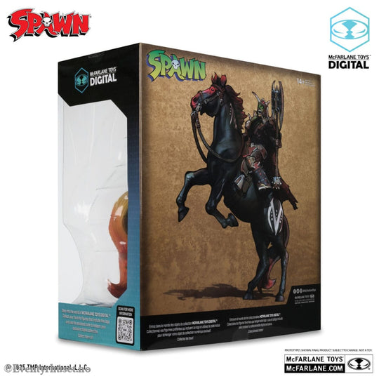 Spawn Action Figure Bloodaxe with Horse (Spawn: The Dark Ages) (McFarlane Toys 30th Anniversary) (Gold Label) 18 cm Toys
