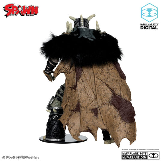Spawn Action Figure Bloodaxe with Horse (Spawn: The Dark Ages) (McFarlane Toys 30th Anniversary) (Gold Label) 18 cm Toys