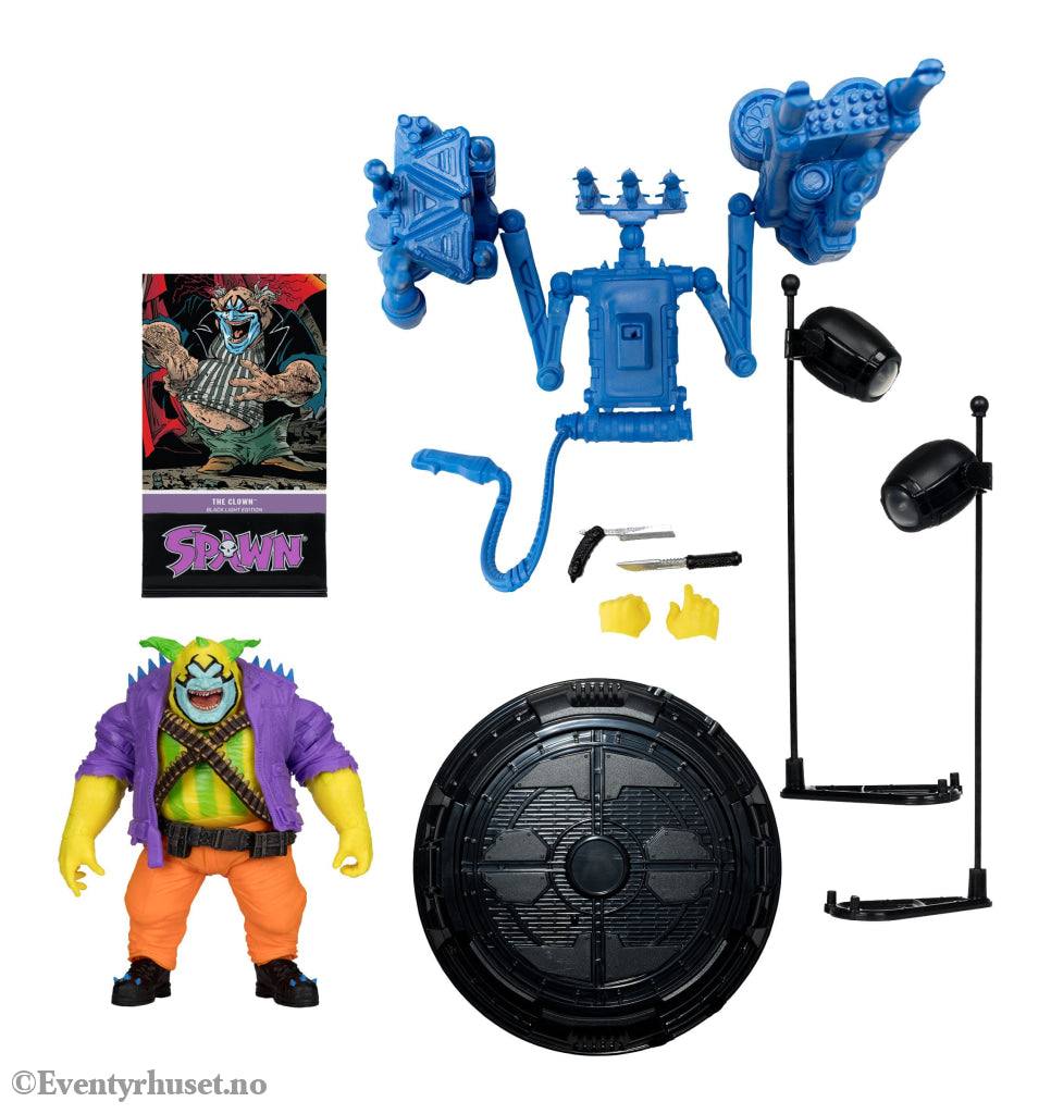 Spawn Action Figure The Clown (Black Light Edition) (Gold Label) 30 cm. Mint In Sealed Box (MISB)! Actionfigur