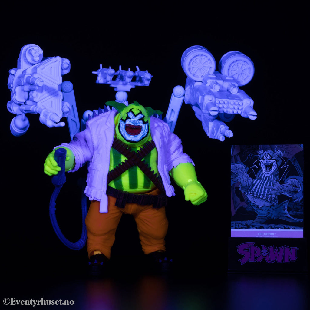 Spawn Action Figure The Clown (Black Light Edition) (Gold Label) 30 cm. Mint In Sealed Box (MISB)! Actionfigur