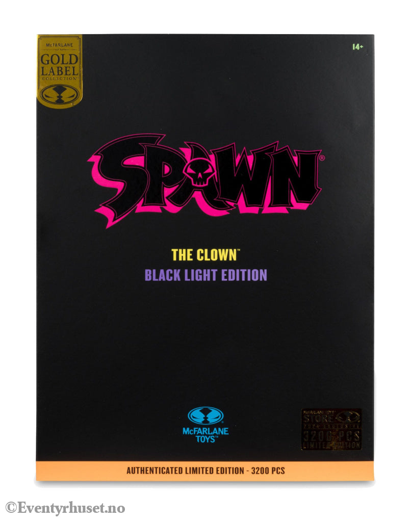 Spawn Action Figure The Clown (Black Light Edition) (Gold Label) 30 cm. Mint In Sealed Box (MISB)! Actionfigur