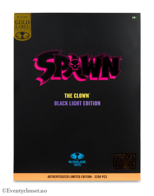 Spawn Action Figure The Clown (Black Light Edition) (Gold Label) 30 cm. Mint In Sealed Box (MISB)! Actionfigur