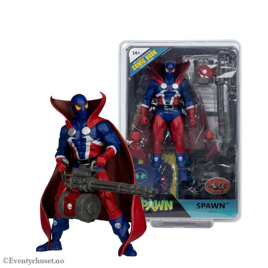 Spawn Page Punchers Action Figure Spawn 1977 Red and Blue (Chase) Red Platinum Edition 18 cm. Mint In Sealed Box