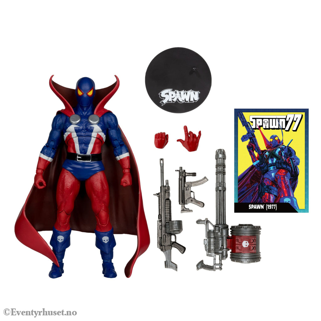 Spawn Page Punchers Action Figure Spawn 1977 Red and Blue (Chase) Red Platinum Edition 18 cm. Mint In Sealed Box