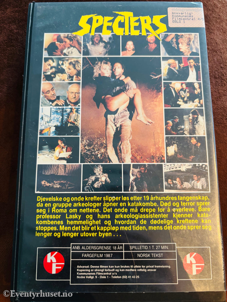 Specters. VHS Big Box.