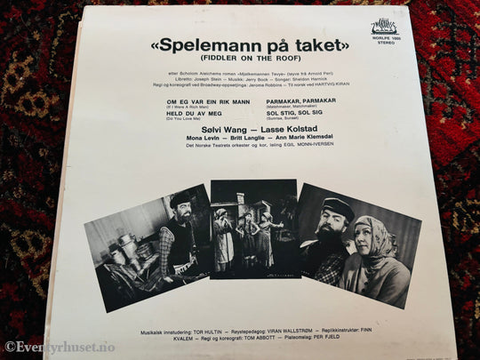 Spellemann på taket (Fiddler on the Roof) LP.