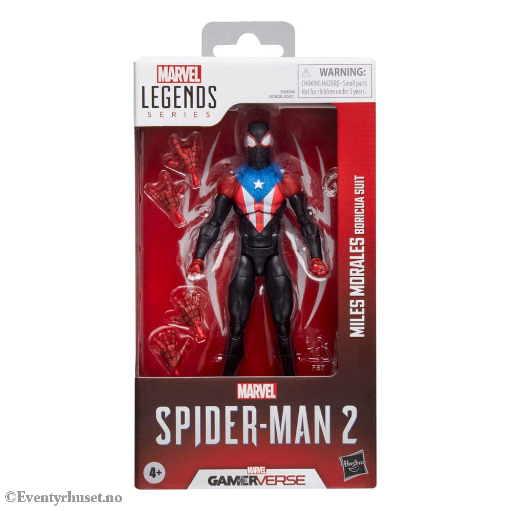 Spider-Man 2 Marvel Legends Gamerverse Action Figure Miles Morales (Boricua Suit) 15 cm Toys
