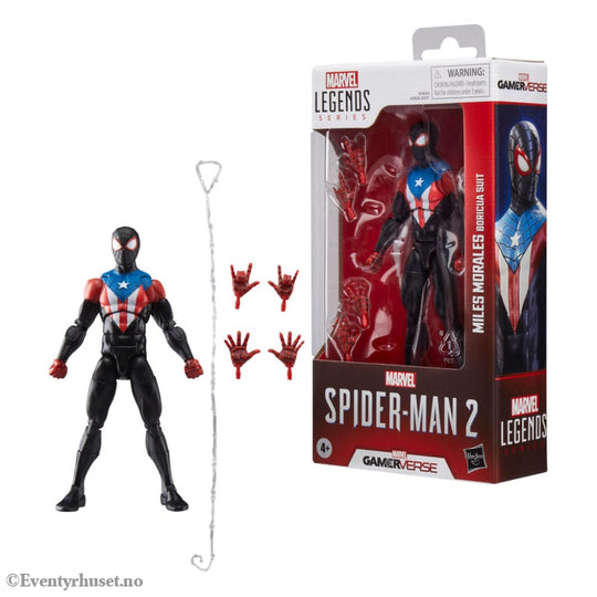 Spider-Man 2 Marvel Legends Gamerverse Action Figure Miles Morales (Boricua Suit) 15 cm Toys