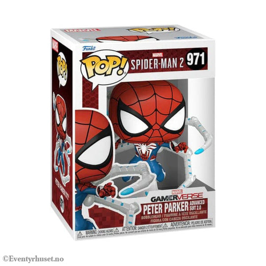 Spider-Man 2 POP! Games Vinyl Figure Peter Parker Suit 9 cm Collectibles