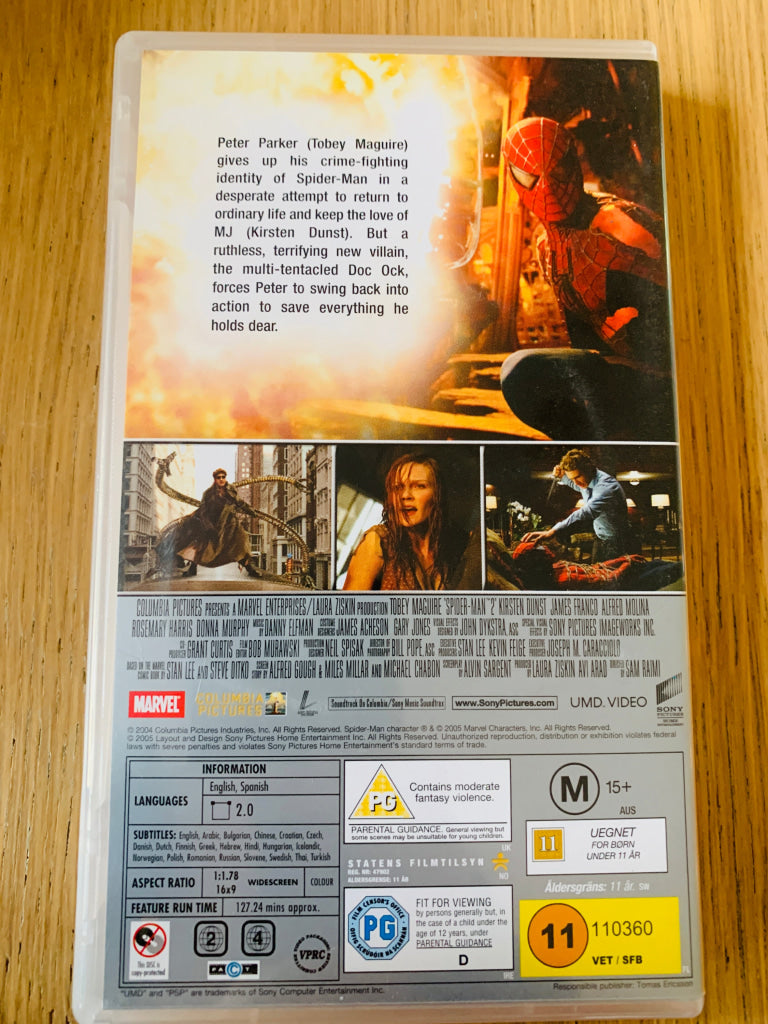 Spider-Man 2. PSP.