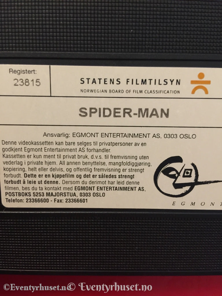 Spider-Man. 2002. Vhs. Vhs