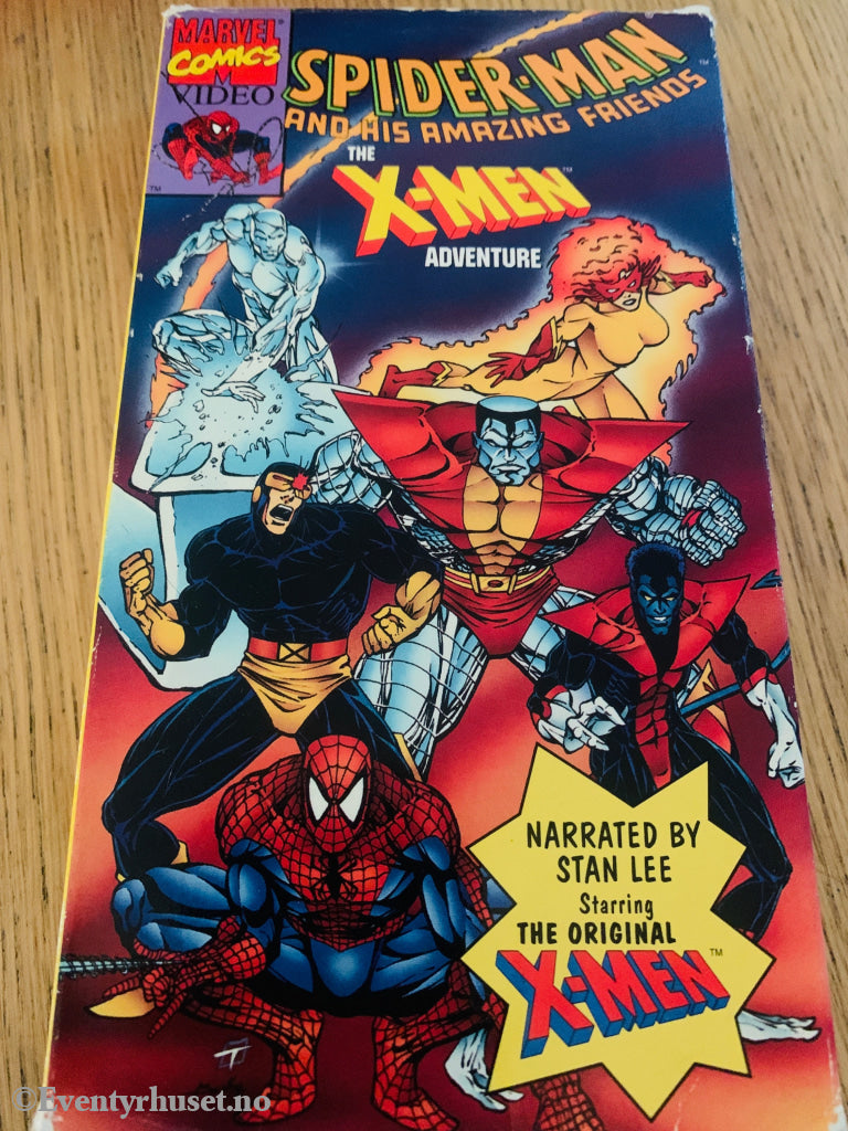 Spider-Man and His Amazing Friends: The X-Men Adventure (1981). VHS slipcase.