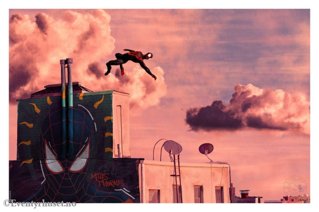 Spider-Man Art Print Miles Morales 30 x 46 cm - unframed Home & Gifts