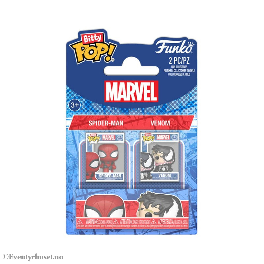Spider-Man Bitty POP! Vinyl Figure 2-Pack Spider-Man&Vnm 2,5 cm Manga & Anime