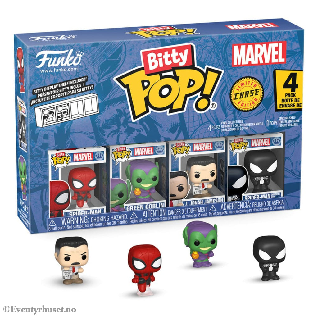 Spider-Man Bitty POP! Vinyl Figure 4-Pack Series 1 2 cm Collectibles