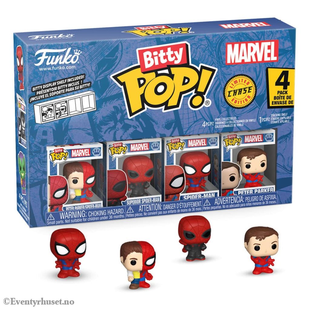 Spider-Man Bitty POP! Vinyl Figure 4-Pack Series 4 2 cm Collectibles