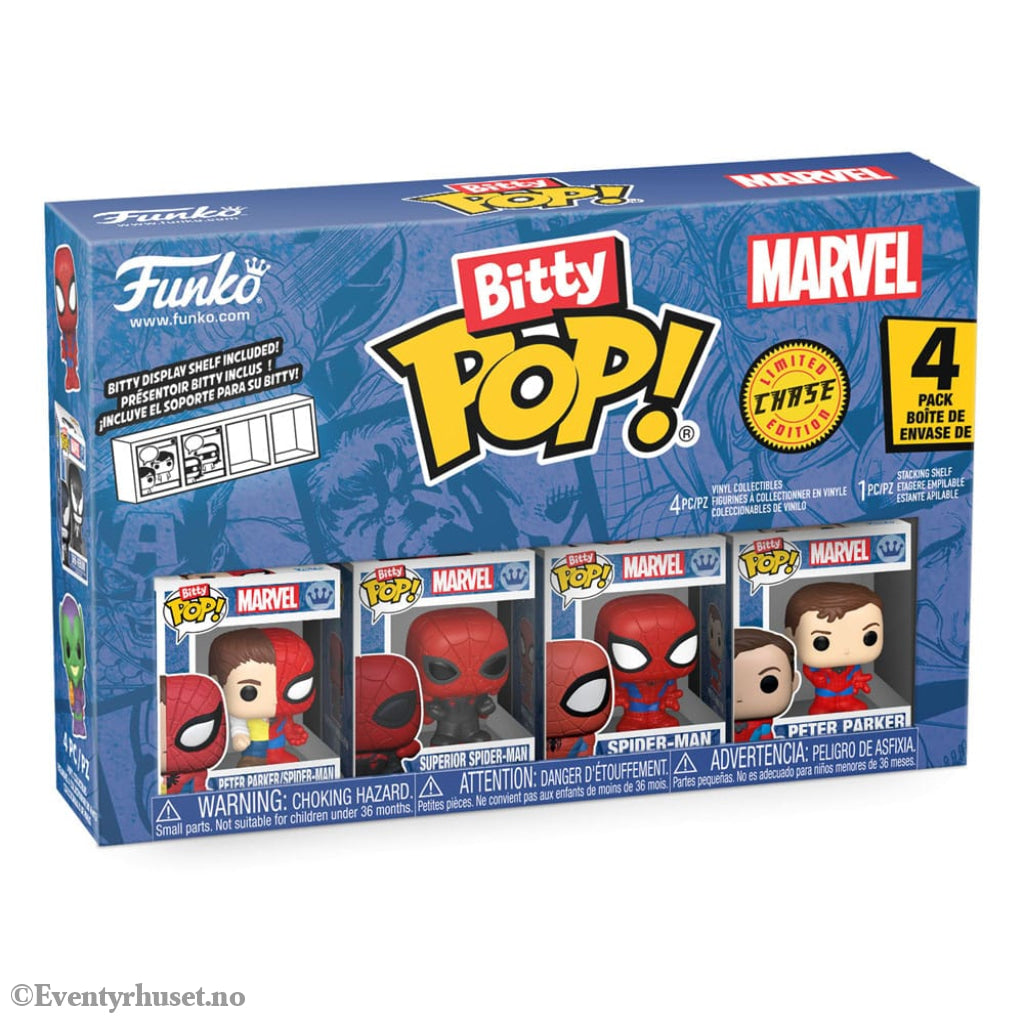 Spider-Man Bitty POP! Vinyl Figure 4-Pack Series 4 2 cm Collectibles