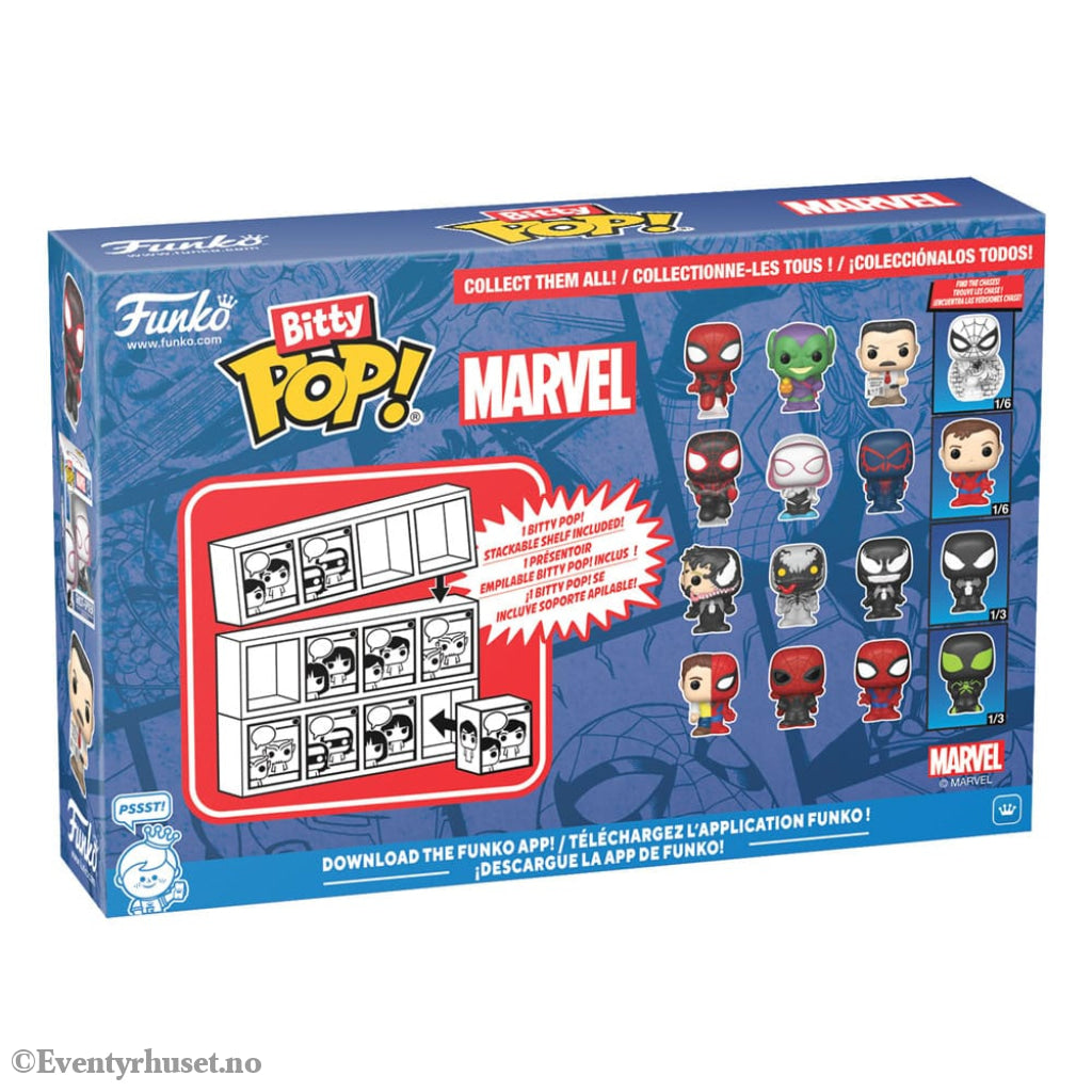 Spider-Man Bitty POP! Vinyl Figure 4-Pack Series 3 2 cm Collectibles