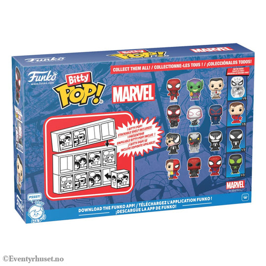 Spider-Man Bitty POP! Vinyl Figure 4-Pack Series 3 2 cm Collectibles