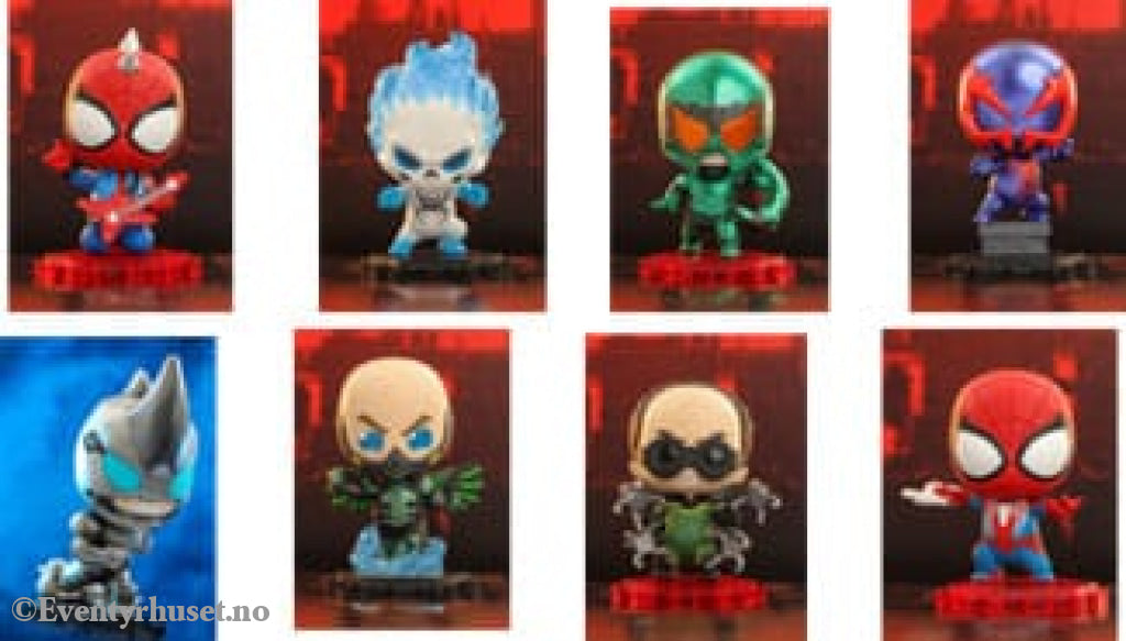 Spider-Man Cosbi Mini Figures 8 cm Blind Box Display (8) Collectibles
