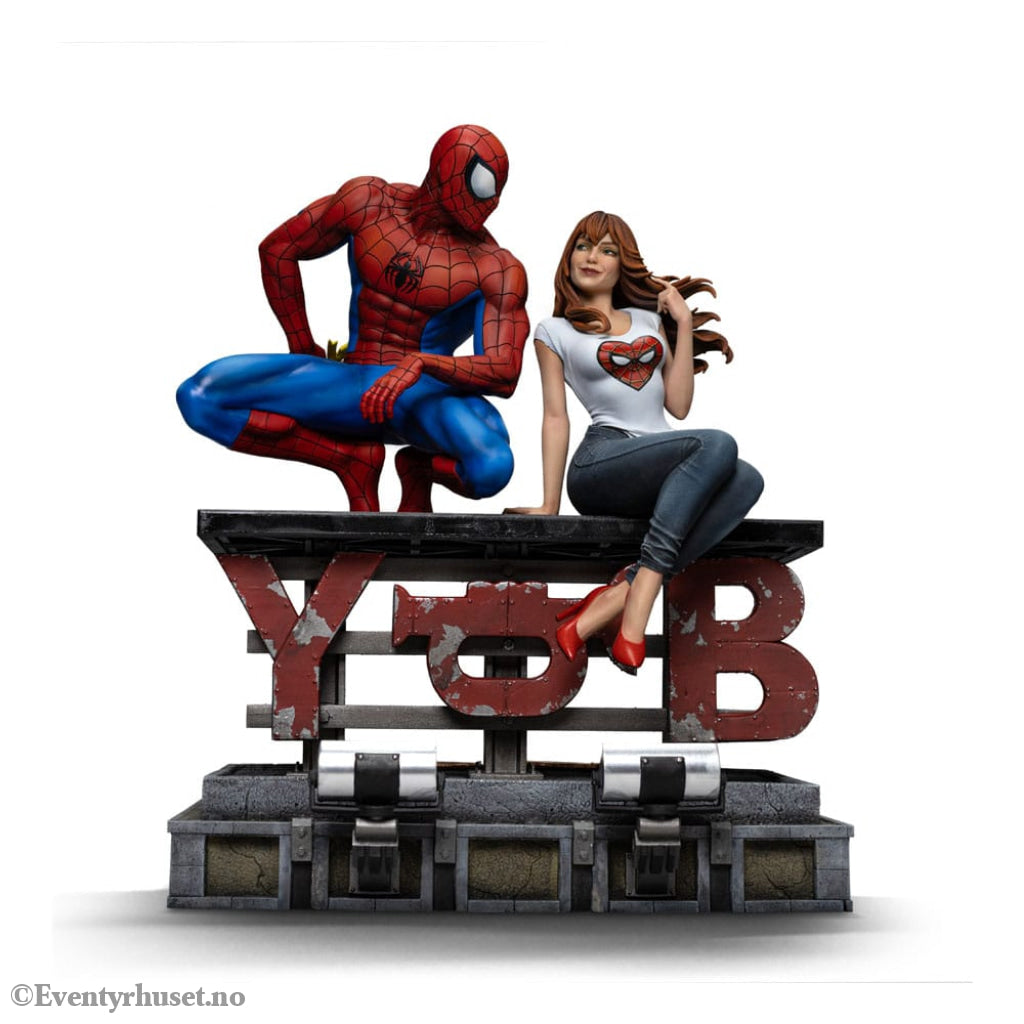 Spider-Man Diorama Art Scale Statue 1/6 Spider-Man and Mary Jane 35 cm Collectibles