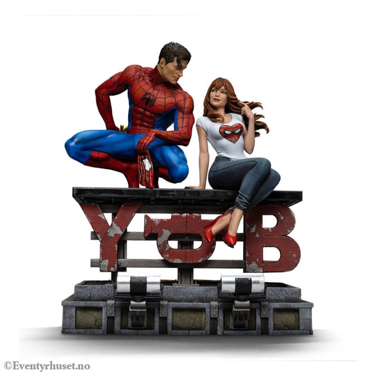 Spider-Man Diorama Art Scale Statue 1/6 Spider-Man and Mary Jane 35 cm Collectibles