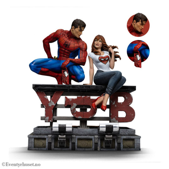 Spider-Man Diorama Art Scale Statue 1/6 Spider-Man and Mary Jane 35 cm Collectibles