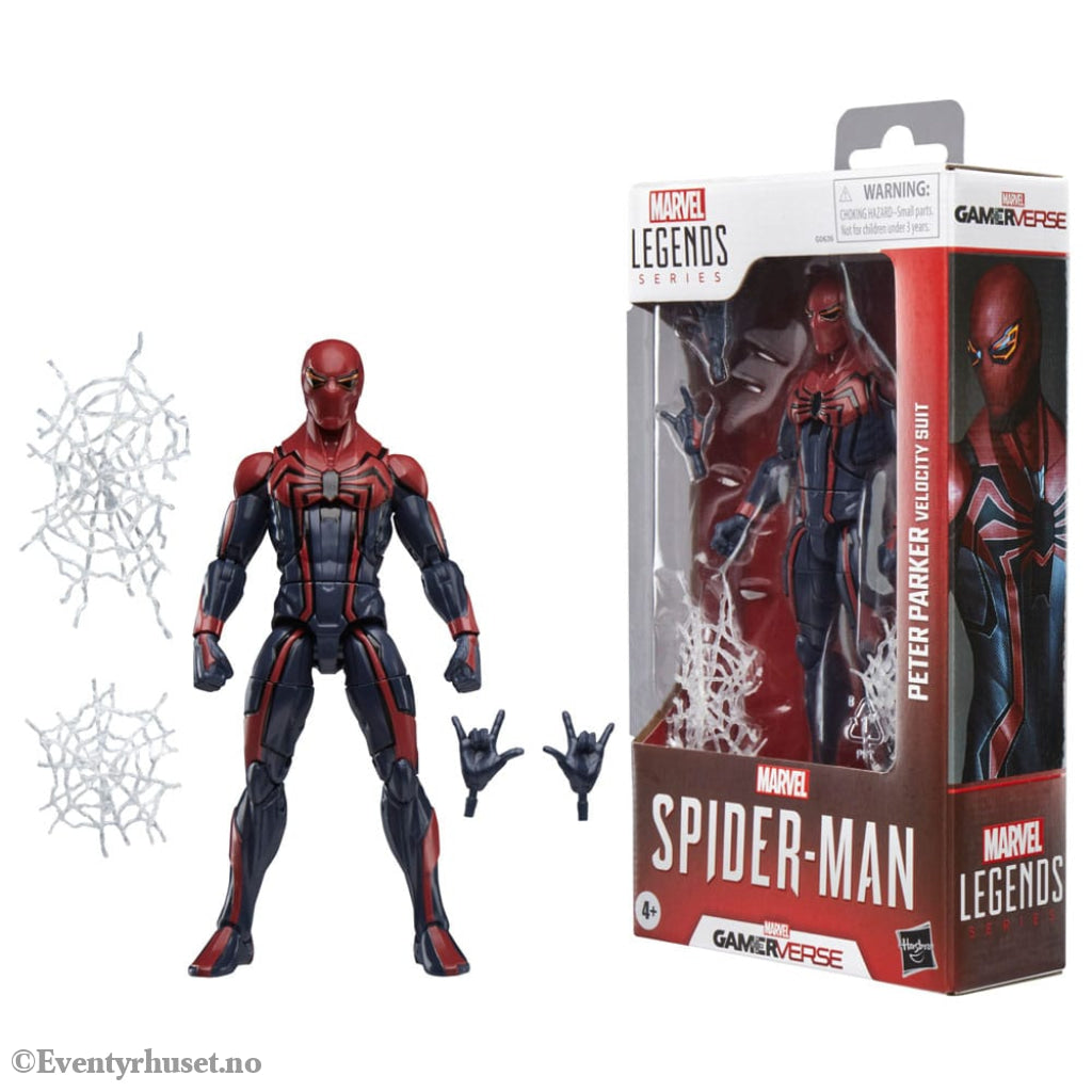 Spider-Man Marvel Legends Gamerverse Action Figure Peter Parker Velocity Suit 15 cm Toys