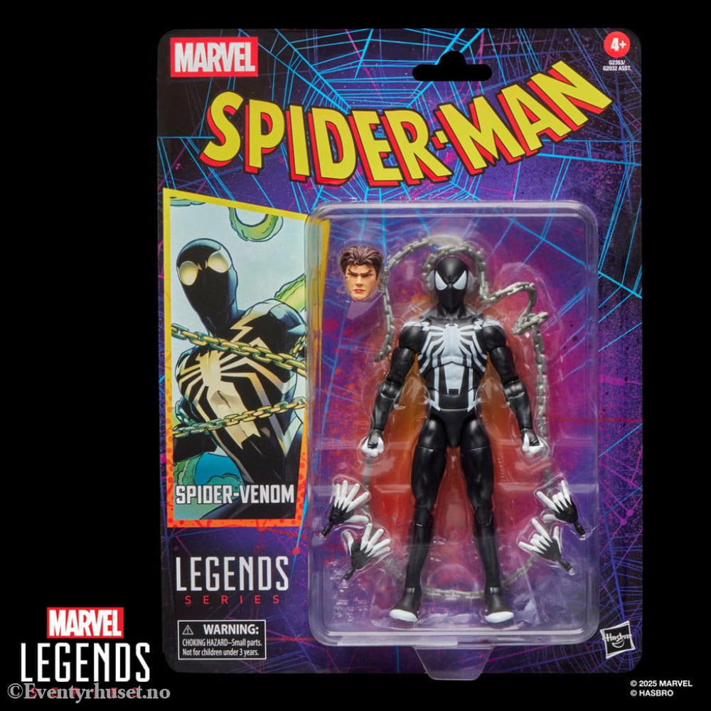 Spider-Man Marvel Legends Retro Action Figure Spider-Venom 15 cm Toys