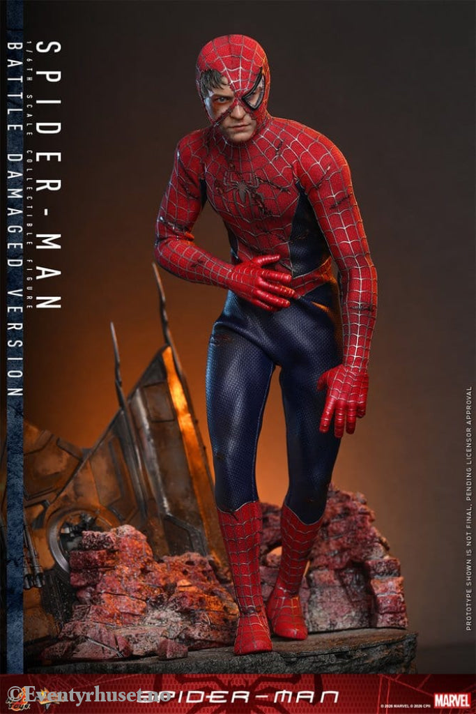 Spider-Man Movie Masterpiece Action Figure 1/6 Spider-Man (Battle Damaged Version) 30 cm Toys