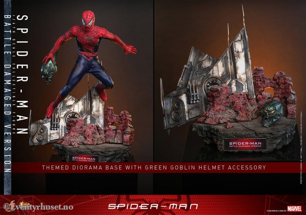 Spider-Man Movie Masterpiece Action Figure 1/6 Spider-Man (Battle Damaged Version) 30 cm Toys