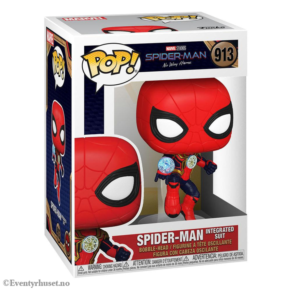 Spider-Man: No Way Home POP! Vinyl Figure Spider-Man (Integrated Suit) 9 cm Collectibles