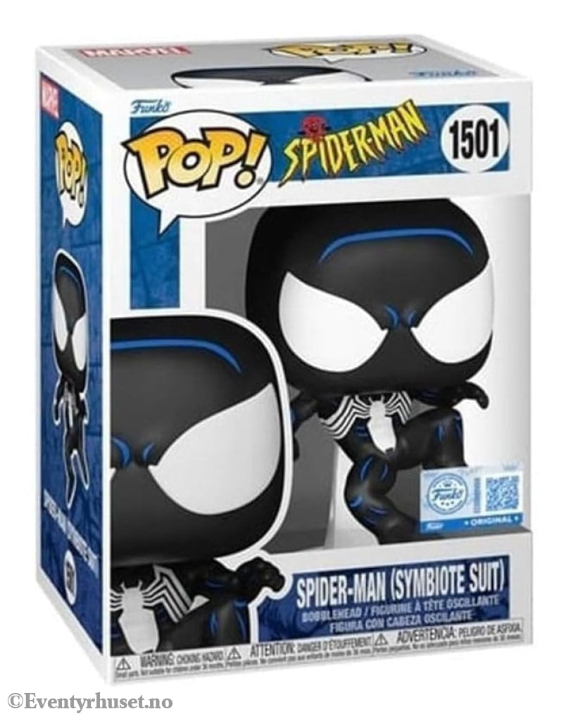 Spider-Man POP! Marvel Vinyl Figure Black Suit Spidey 9 cm Collectibles
