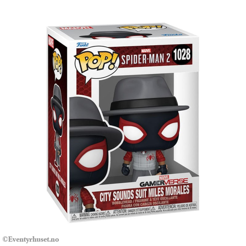 Spiderman 2 POP! Games Vinyl Figure City Sounds Miles 9 cm Collectibles