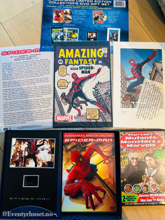 SpiderMan Limited Edition DVD Collector’s Gift Set. DVD samleboks. DVD