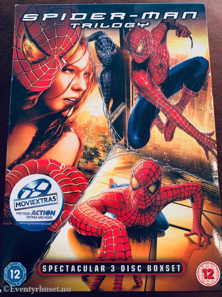 Spiderman Trilogy. Dvd Samleboks.