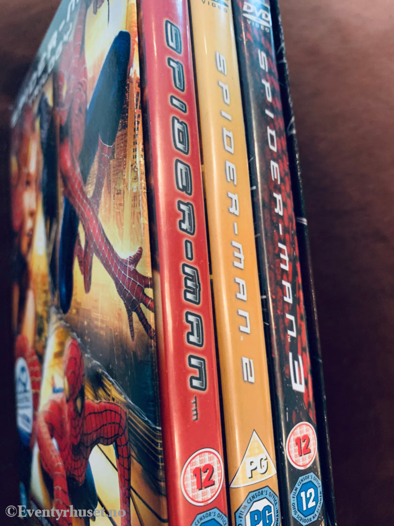 Spiderman Trilogy. Dvd Samleboks.