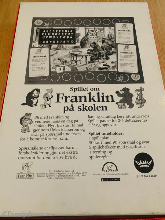 Spillet om Franklin på skolen. 2004. Brettspill.