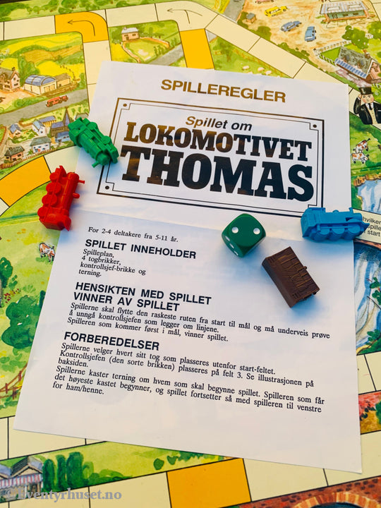 Spillet Om Lokomotivet Thomas. 1986/90. Brettspill. Brettspill