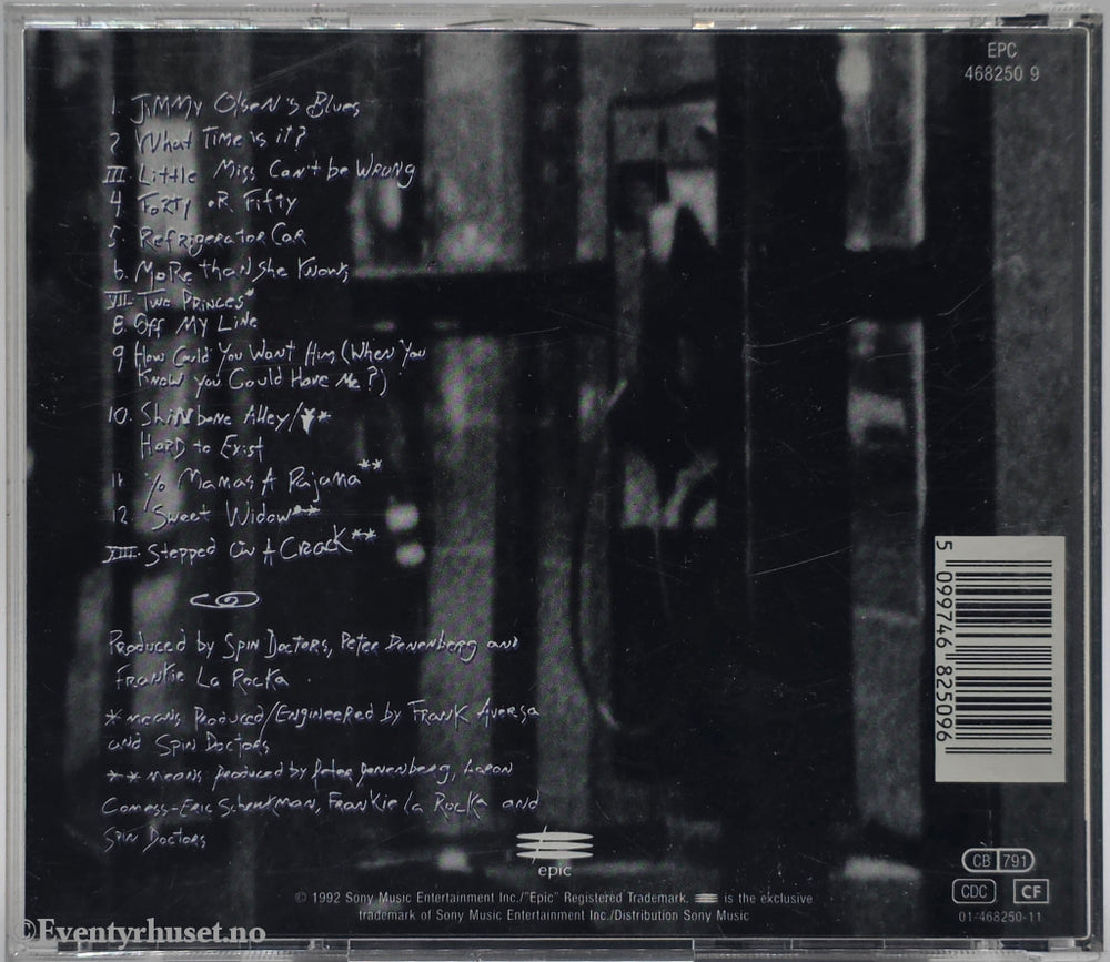 Spin Doctors. 1991. Pocket Full of Kryptonite. CD.