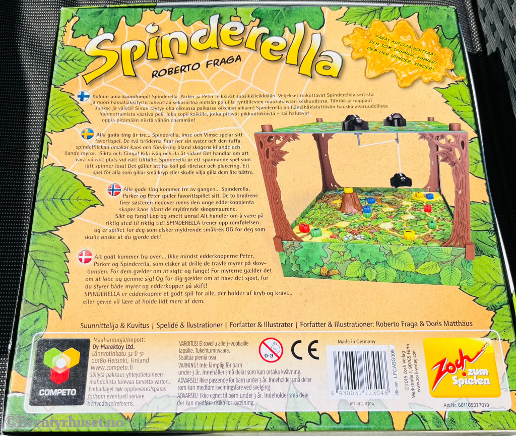 Spinderella. Brettspill. Brettspill