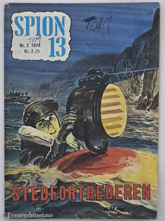 Spion 13. Februar 1974. Stedfortrederen. Hefte.