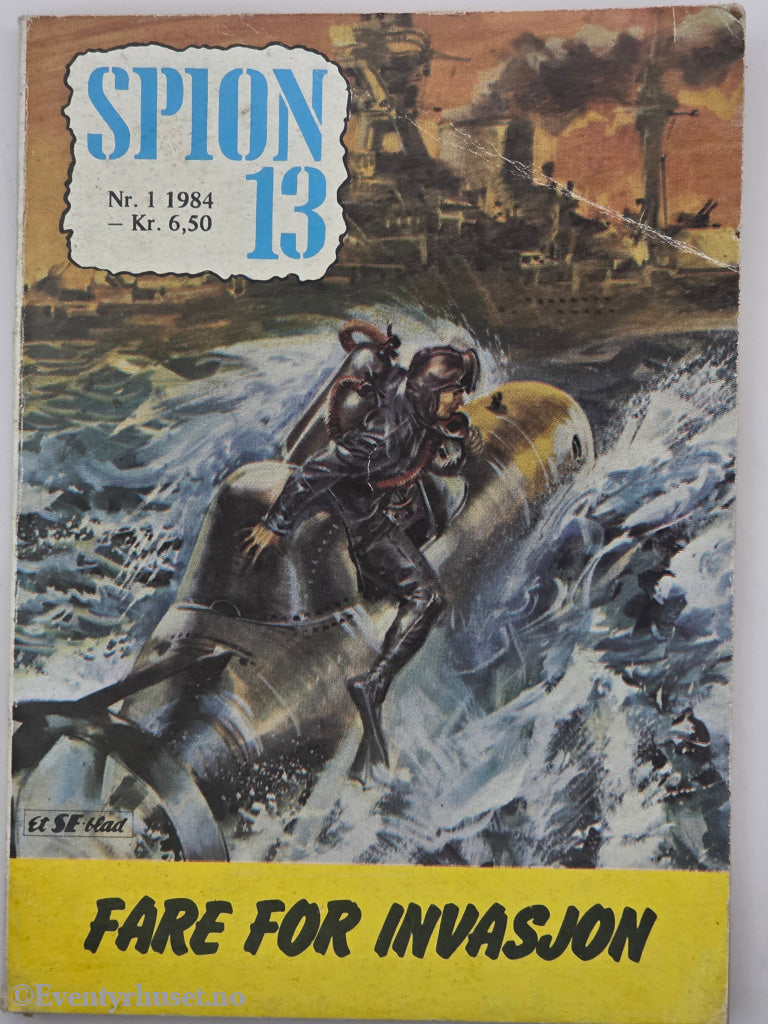 Spion 13. Januar 1984. Fare for invasjon. Hefte.