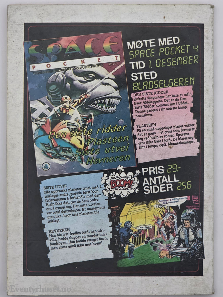 Spion 13. Juni 1987. Flyktningen. Hefte.