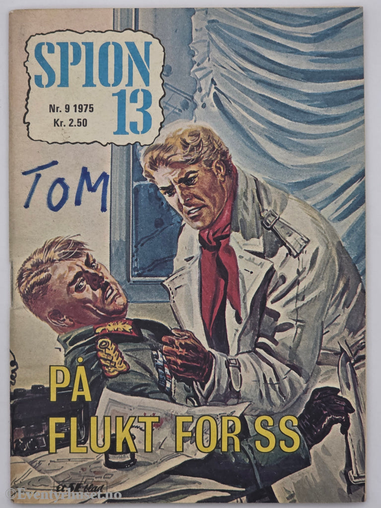 Spion 13. September 1975. På flukt for SS. Hefte.