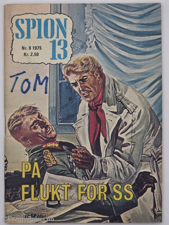 Spion 13. September 1975. På flukt for SS. Hefte.